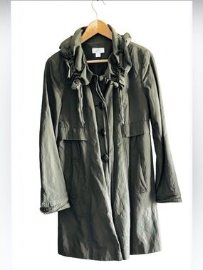 Trench Coat-Burnt Olive